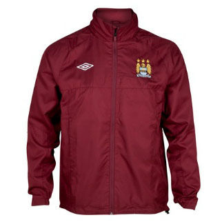 [Order] 12-13 Manchester City Boys Training Shower Jacket (Maroon) - KIDS