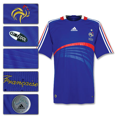 07-09 France Home + 12 HENRY + Euro 2008 + RESPECT Patch