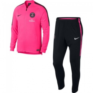 [해외][Order] 18-19 Paris Saint Germain(PSG) Dry Squard Track Suit - Hyper Pink/Black/Black/Black