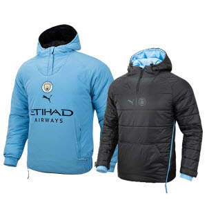 22-23 Manchester City 1/2 Zip Reversible Jacket (76946310)