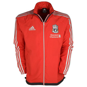 [Order]11-12 Liverpool(LFC)  Boys Presentation Jacket - Boys (Red/Silver)