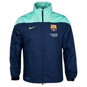 [Order] 13-14 Barcelona(FCB) Squad Rain Jacket - Navy