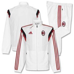 [Order] 14-15 AC Milan Training Presentation Suit - Running White/Core White