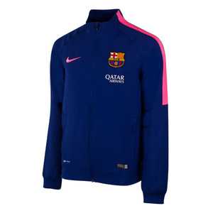 [Order] 14-15 Barcelona Squad Sideline Woven Jacket - Deep Royal Blue