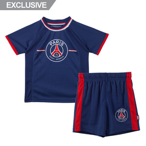 [Order] 14-15 PSG Fans T-Shirt and Shorts (Blue) - KIDS