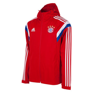 [Order] 14-15 Bayern Munchen Training Travel Jacket - True Red