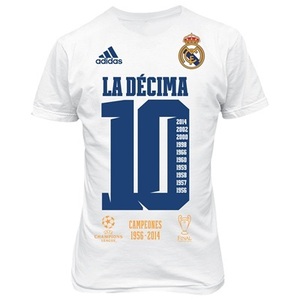 [Order] 14-15 Real Madrid Boys Winners 2014 T-Shirt (White) - KIDS