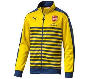 [해외][Order] 14-15 Arsenal T7 Anthem Jacket - Yellow