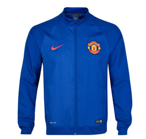 [해외][Order] 14-15 Manchester United Pre-Match Woven Jacket  - Blue