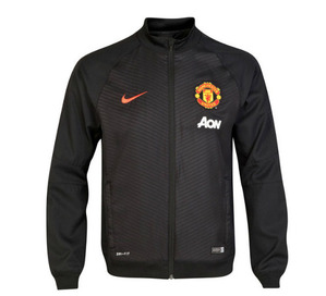 [해외][Order] 14-15 Manchester United Pre-Match Woven Jacket - Black