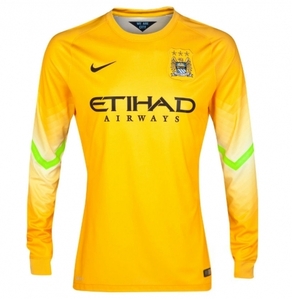 [해외][Order] 14-15 Manchester City Away Goalkeeper Shirt - Pro Gold