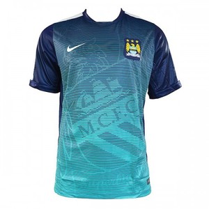 [해외][Order] 14-15 Manchester City Pre-Match Training Shirt - Blue