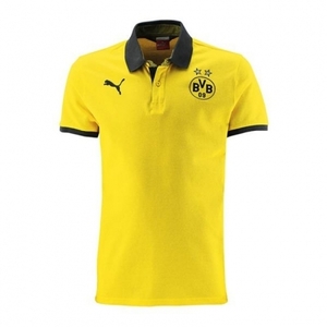 [Order] 14-15 Borussia Dortmund (BVB) Cotton Polo Shirt - Yellow