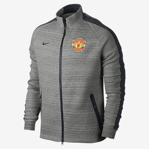 [해외][Order] 14-15 Manchester United Tech Track Jacket - Dark Grey Heather