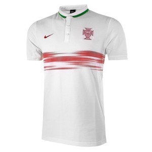 [해외][Order] 15-16 Portugal(FPF) Authentic League Polo Shirt - White
