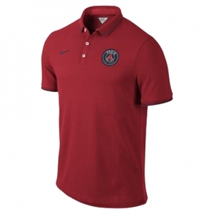 [Order] 14-15 PSG Authentic League Polo Shirt - Crimson