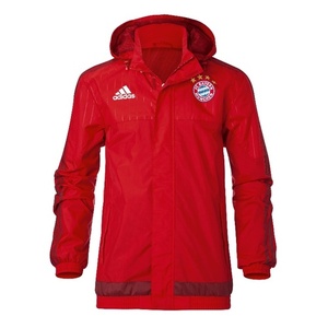 [해외][Order] 15-16 Bayern Munchen Rain Jacket - True Red/Craft Red