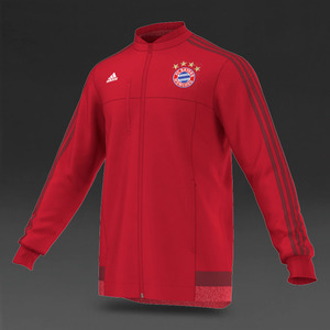 [해외][Order] 15-16 Bayern Munchen Boys Anthem Jacket (True Red/Craft Red) - KIDS