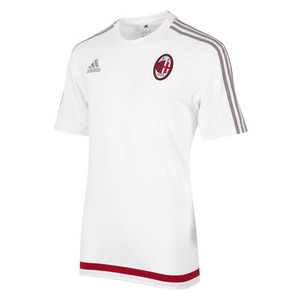[해외][Order] 15-16 AC Milan Training Tee - Core White/Solid Grey/Victory Red