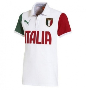 [Order] 14-15 Italy (FIGC) FIGC Polo Shirt - White