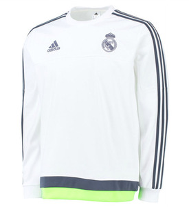 [해외][Order] 15-16 Real Madrid Sweat Top - White