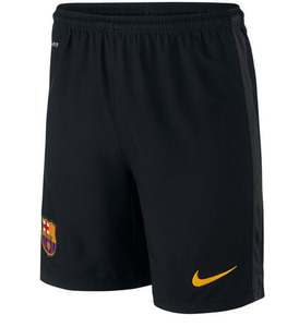 [해외][Order] 15-16 FC Barcelona Home GK Shorts (Black) - KIDS