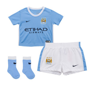 [해외][Order] 15-16 Manchester City Home Baby Kits - INFANT