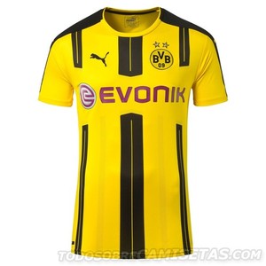 [해외][Order] 16-17  Borussia Dortmund(BVB) Home - Authentic