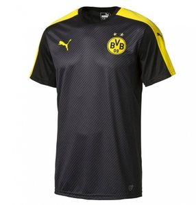 [해외][Order] 16-17  Borussia Dortmund(BVB) Cup Stadium Jersey - Black/Cyber Yellow