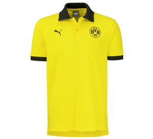 [해외][Order] 16-17  Borussia Dortmund(BVB) Badge Polo - Cyber Yellow/Black