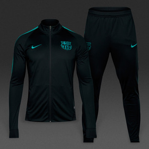 [해외][Order] 16-17 Barcelona Dry Squad Track Suit - Black/Black/Energy/Energy