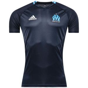 [해외][Order] 16-17 Marseille Training Shirt - Night Navy/White/Blue