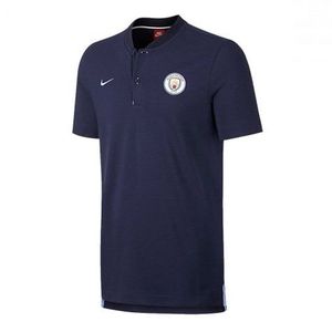 [해외][Order] 17-18 Manchester City Authentic Grand Slam Polo Shirt - Obsidian