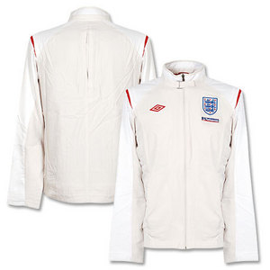 [Order]09-11 England After Match Woven Jacket - Swan/White/Vermillion
