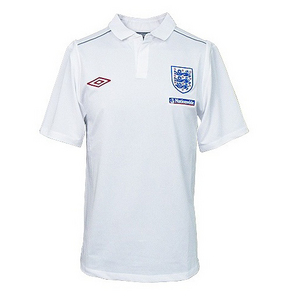 England Home 2009/11 T-Shirt - White/Iron