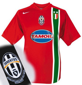 05-06 Juventus Away + 10 DEL PIERO + Serie A Patch (Size:M)