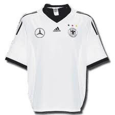01-03 Germany Authentic Home (Benz Spon Ver/Player Issue/Dual Layer)+ 13 BALLACK + 2002 W/C Patch (Size:M)