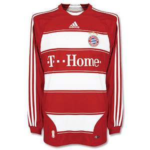 07-09 Bayern Munich Home L/S + 31 SCHWEINSTEIGER + Budes Liga Patch + T.Home Patch (Size:M)