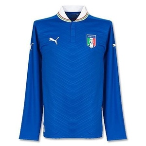 [Order]12-13  Italy Player Issue Home L/S Jersey - AUTHENTIC