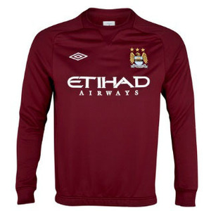 [Order] 12-13 Manchester City Training Sweat Top - Maroon