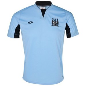 [Order] 12-13 Manchester City Training Knitted Shirt - Vista Blue