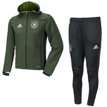 16-17 Germany (DFB) Presentation Suit - Base Green/Solid Grey