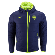 [해외][Order] 16-17 Arsenal Reversible Jacket 3rd - Safety Yellow/Peacoat