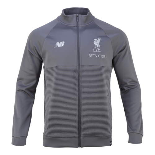 18-19  Liverpool Elite Training WalkOut Jacket - Grey