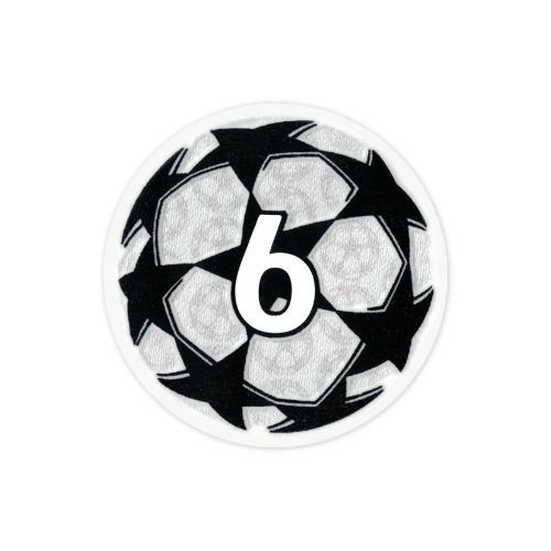 UEFA Champions League 6 Times Winners StarBall Patch