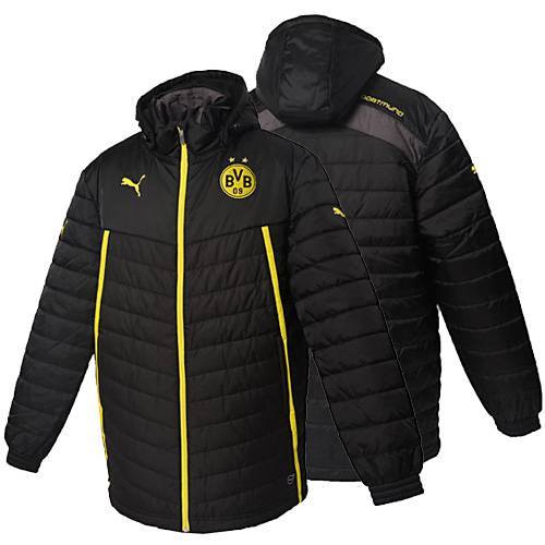[Order] 13-14 Borussia Dortmund Boys Padded Coach Jacket - KIDS