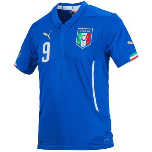 14-15 Italy (FIGC) Boys Home + 9 BALOTELLI - KIDS