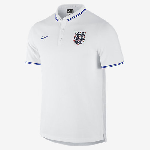 [Order] 14-15 England League Authentic Polo - Wht/Royal