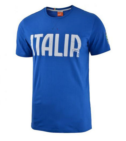 [Order] 14-15 Italy (FIGC) Graphic T-Shirt (Blue) - KIDS