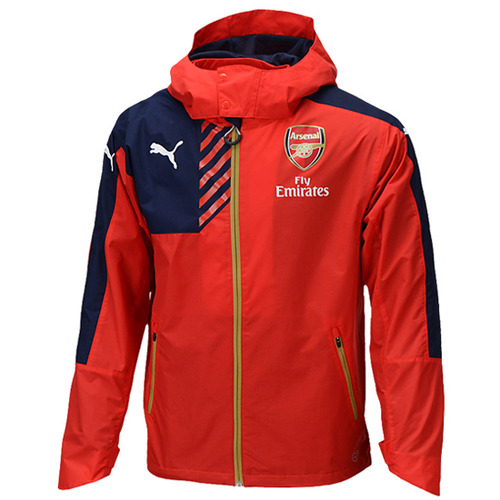 15-16 Arsenal Rain Jacket - Red